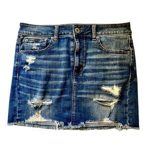American Eagle Jean Mini Skirt
